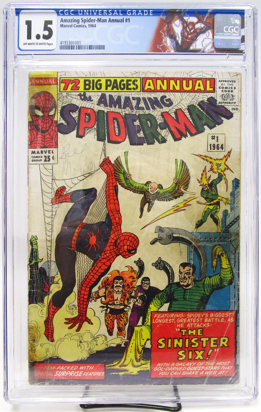 Amazing Spider-Man Annual #1 Cover E CGC 1.5