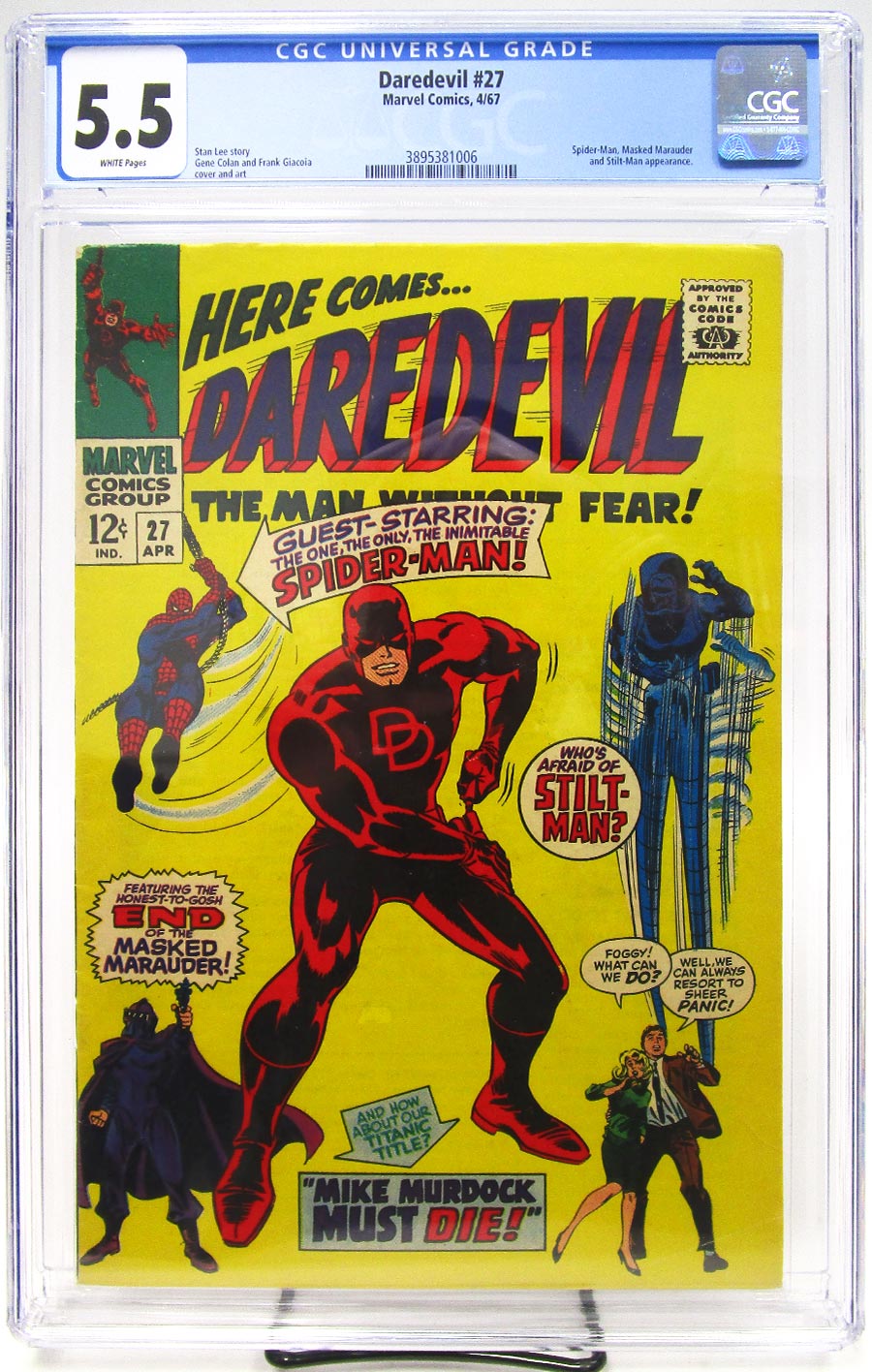 Daredevil #27 Cover C CGC 5.5