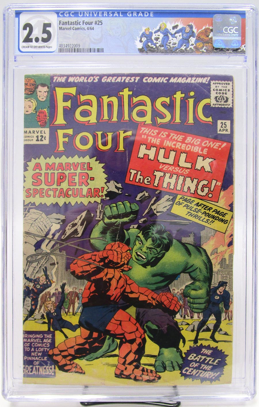 Fantastic Four #25 Cover B CGC 2.5