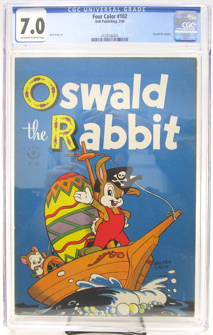 Four Color #102 - Oswald The Rabbit Cover B CGC 7.0
