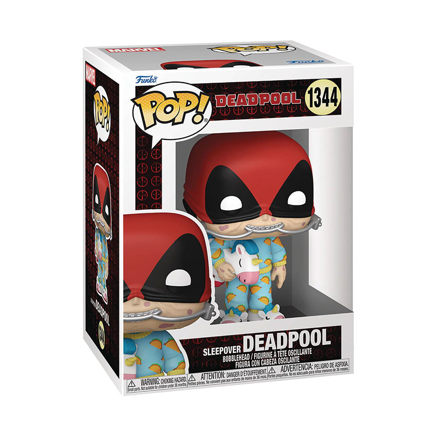 POP Marvel Deadpool Sleepover Vinyl Bobble Head