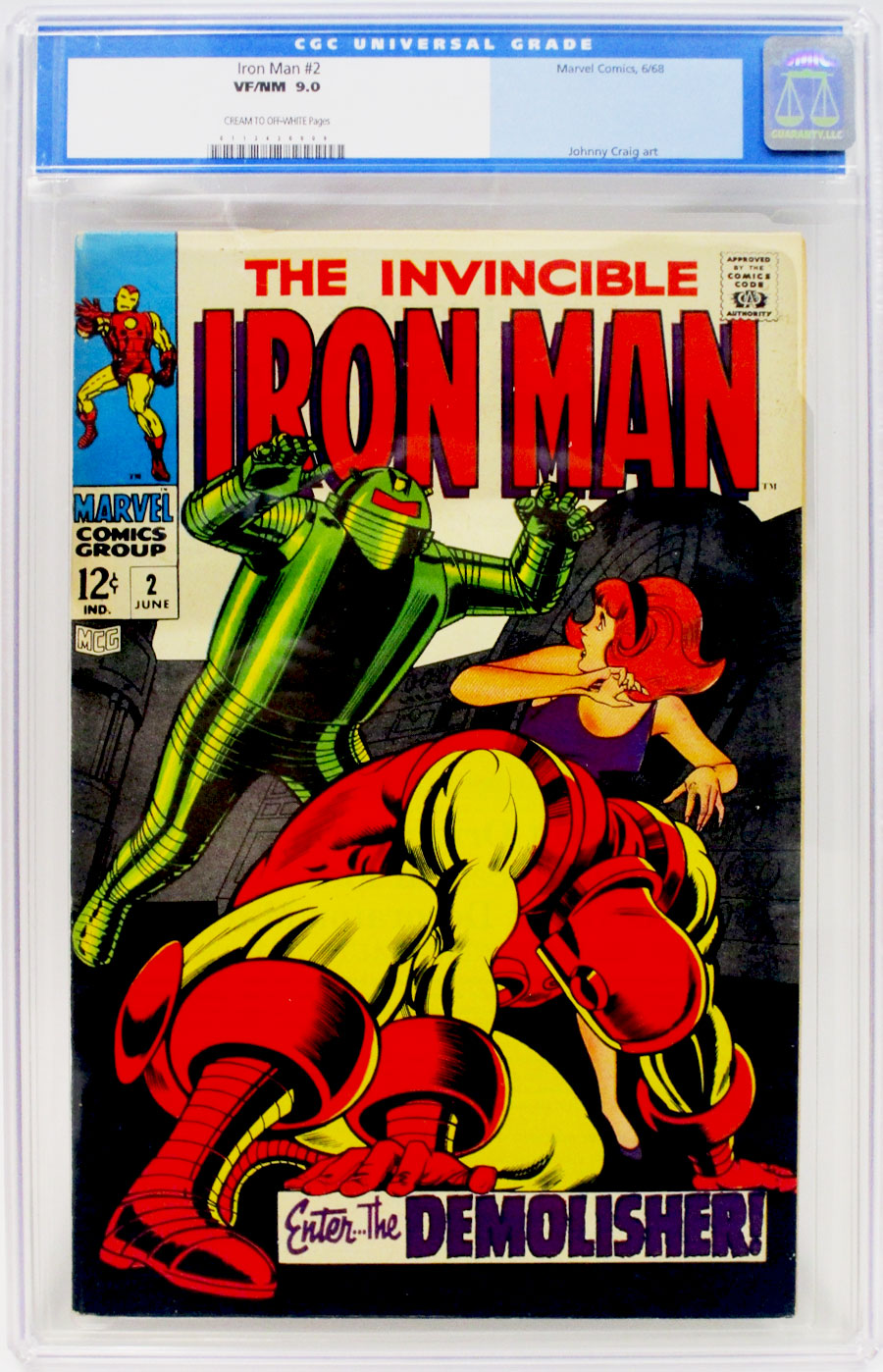 Iron Man #2 Cover B CGC 9.0