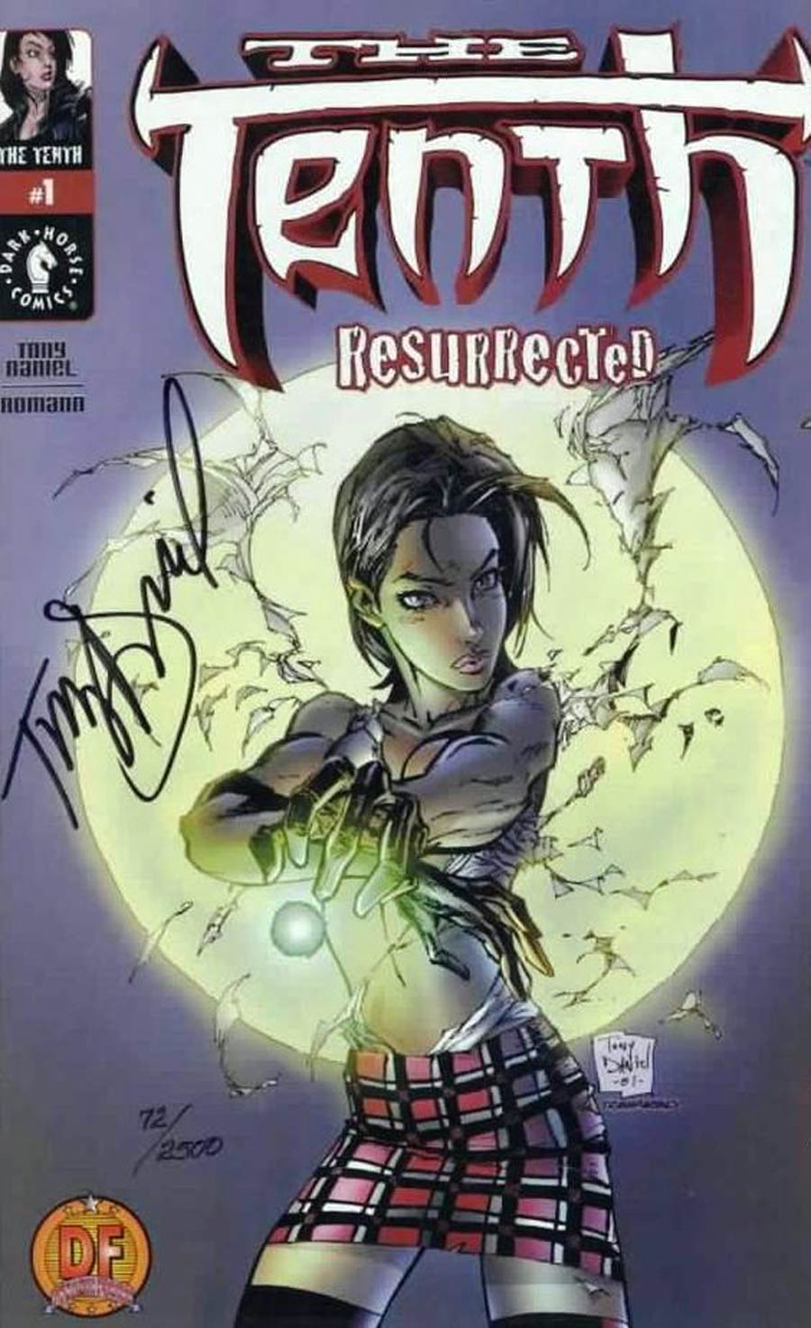 Tenth Resurrected #1 Cover F DF Signed By Tony Daniel