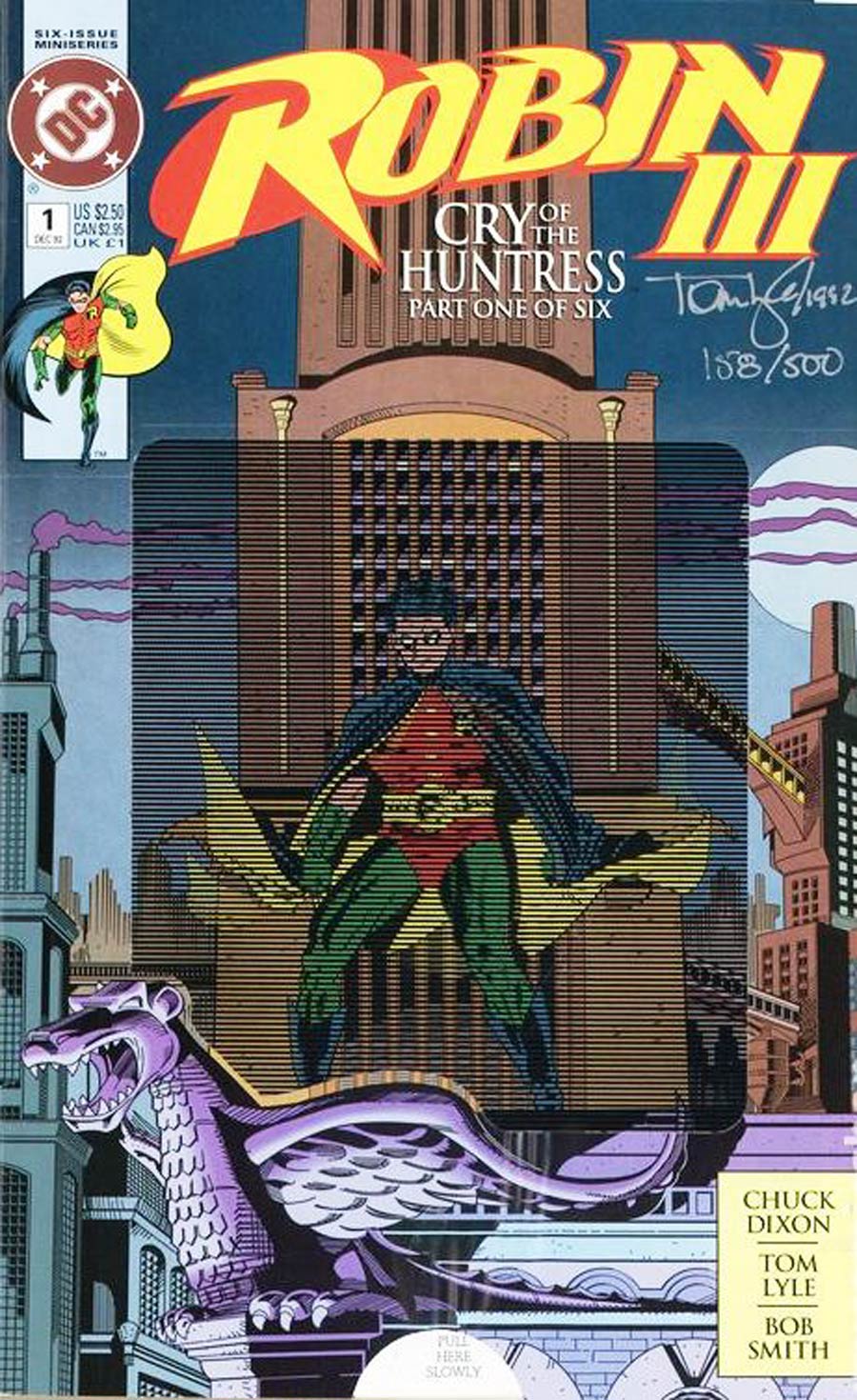 Robin Vol 3 #1 Cover D Signed Tom Lyle
