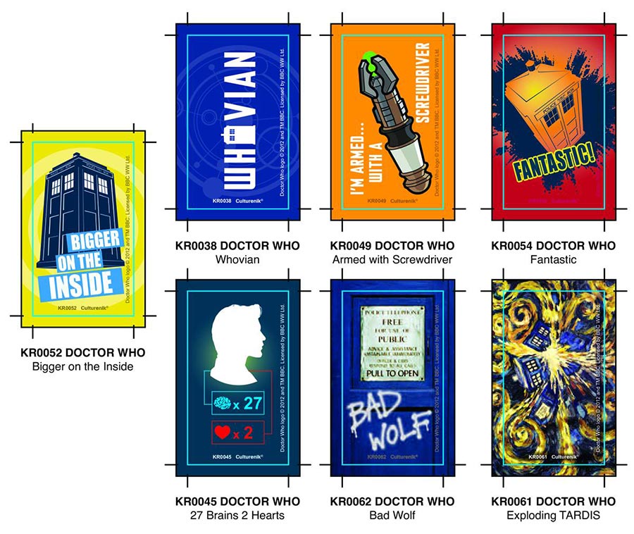 Doctor Who 2014 Series 1 Keyring (Filled Randomly)