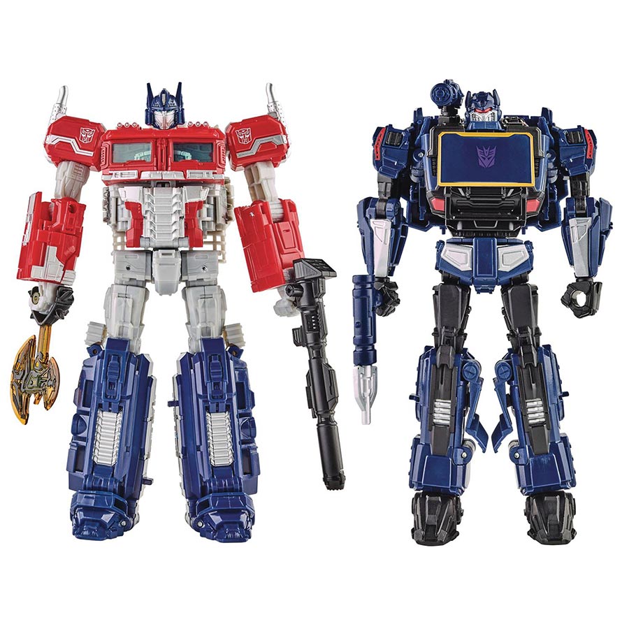 Transformers Reactivate Optimus Prime And Soundwave 2-Pack Action Figure