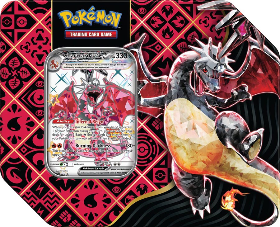 Pokemon Scarlet And Violet Paldean Fates Tin (Filled Randomly)