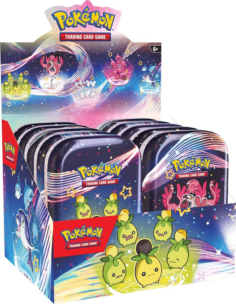 Pokemon Scarlet & Violet Paldean Fates Mini Tins Display (10-Count)