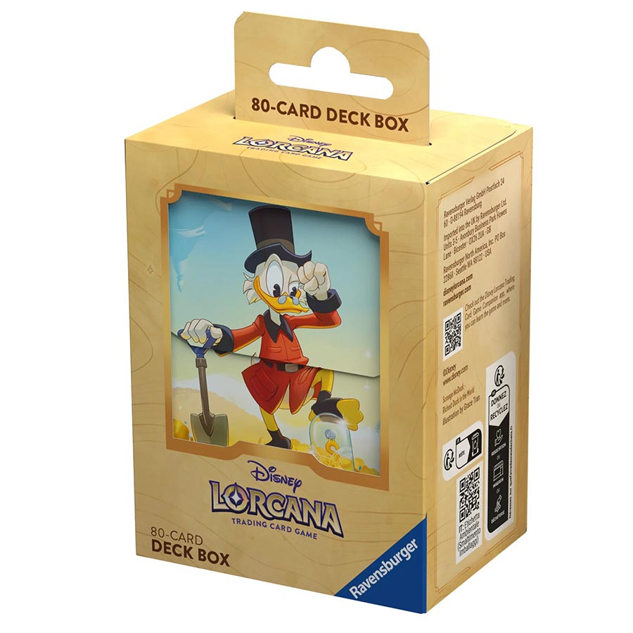 Disney Lorcana Into The Inklands Deck Box - Scrooge McDuck