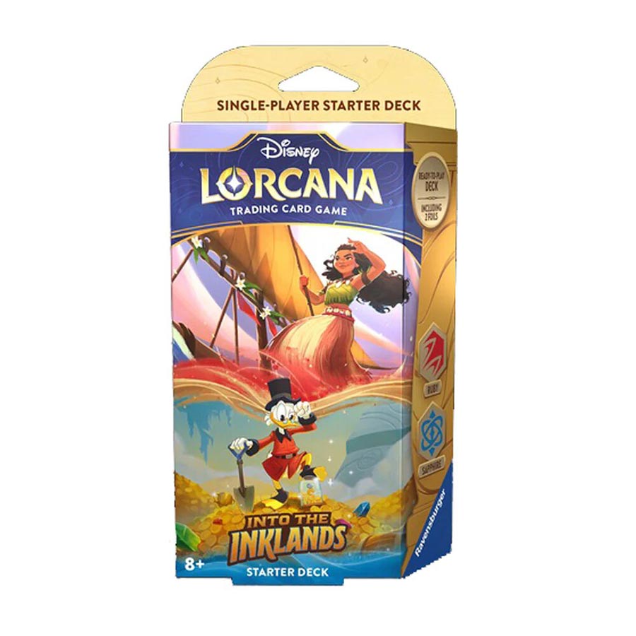 Disney Lorcana Into The Inklands Starter Deck - Plenty Of Pluck