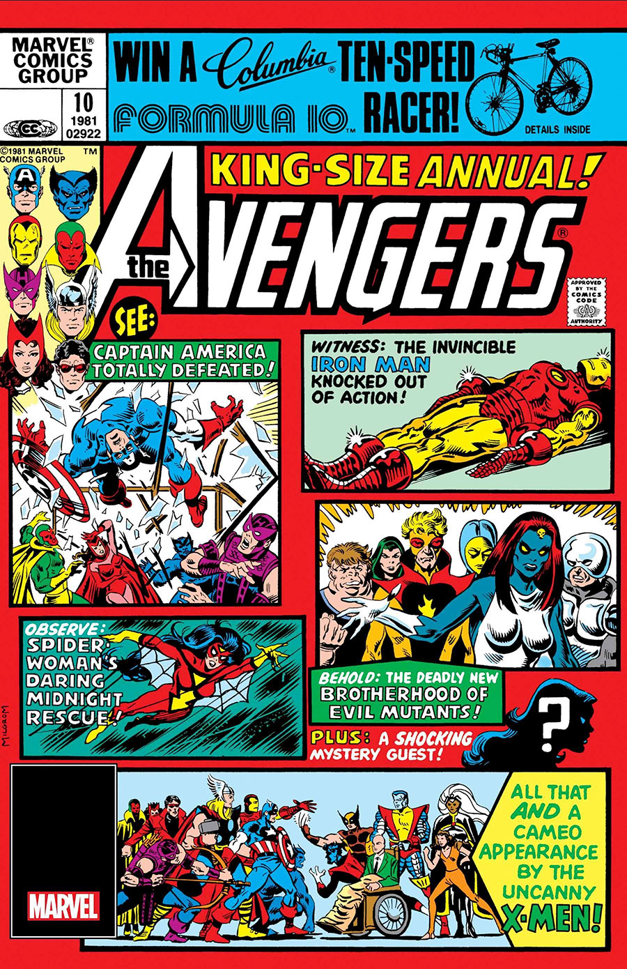 Avengers Annual #10 Cover F Facsimile Edition Regular Al Milgrom Cover