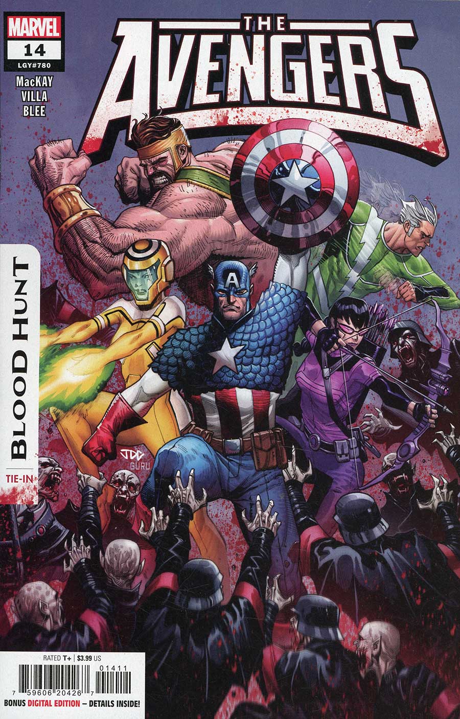 Avengers Vol 8 #14 Cover A Regular Joshua Cassara Cover (Blood Hunt Tie-In)