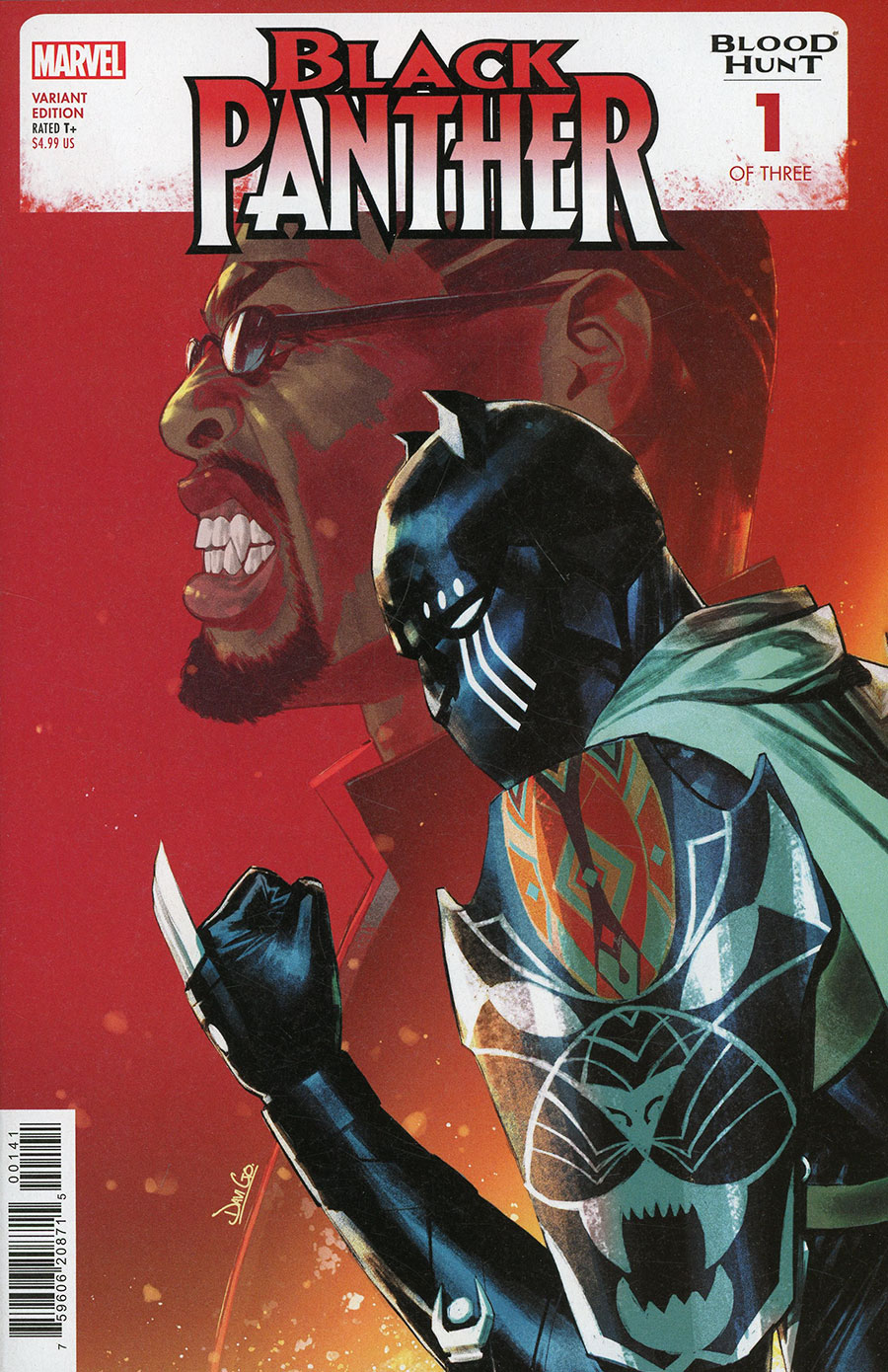 Black Panther Blood Hunt #1 Cover D Variant Davi Go Cover