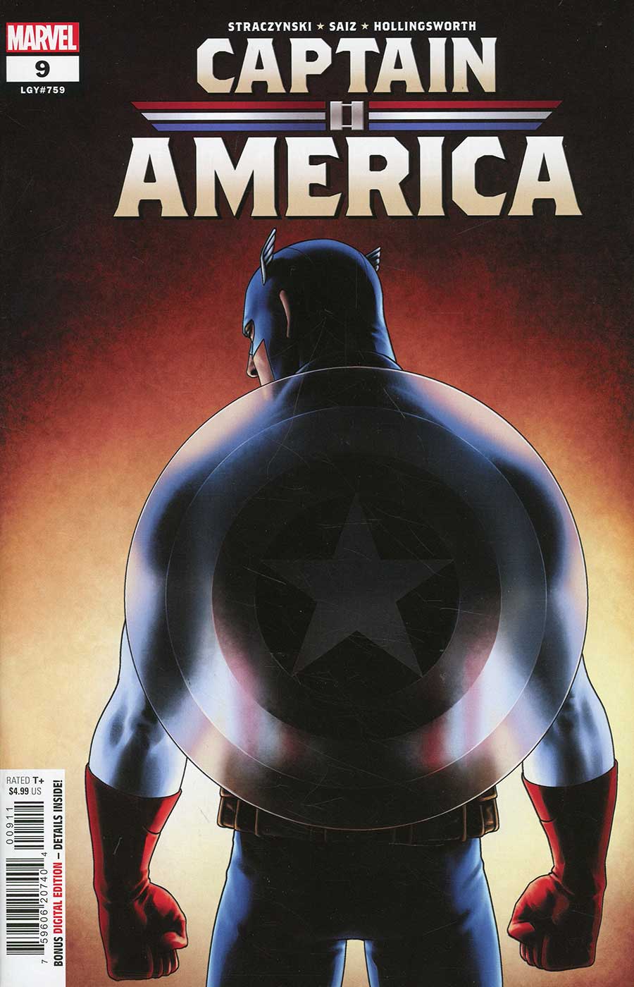 Captain America Vol 10 #9 Cover A Regular Jesus Saiz Cover