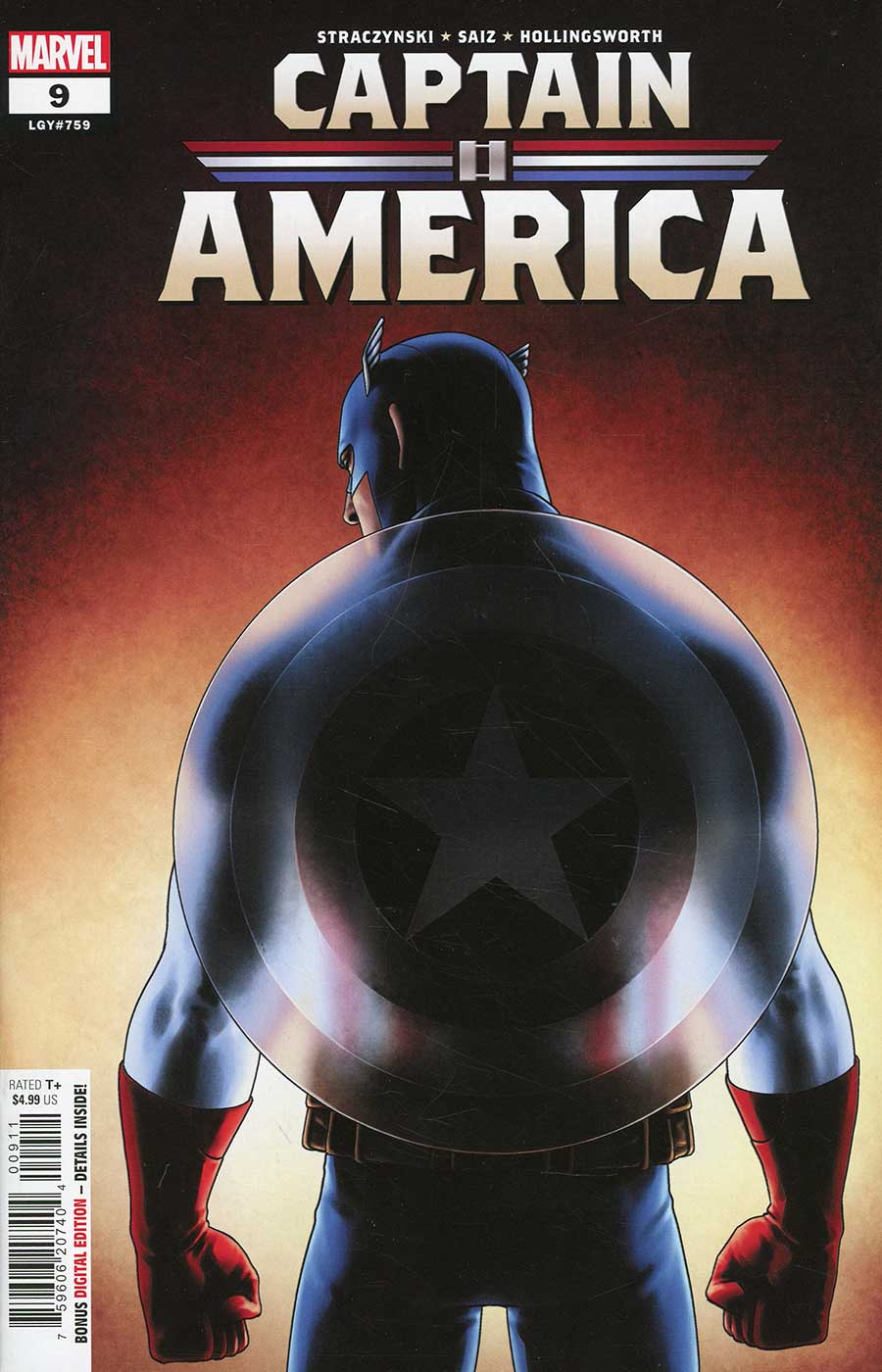 Captain America Vol 10 #9 Cover A Regular Jesus Saiz Cover