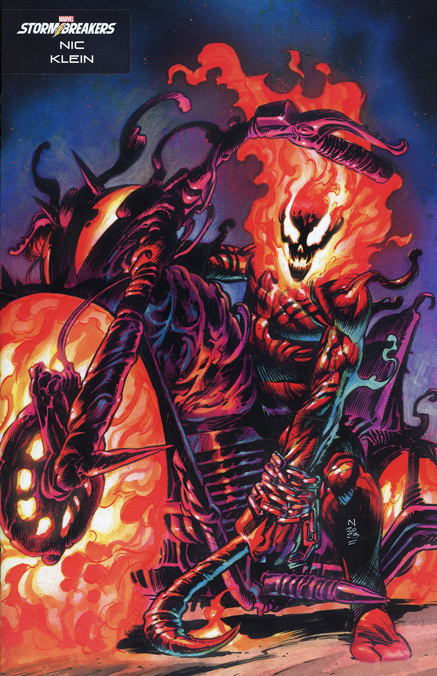 Carnage Vol 4 #7 Cover B Variant Nic Klein Stormbreakers Cover