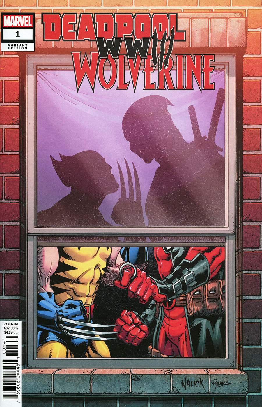 Deadpool & Wolverine WWIII #1 Cover D Variant Todd Nauck Windowshades Cover