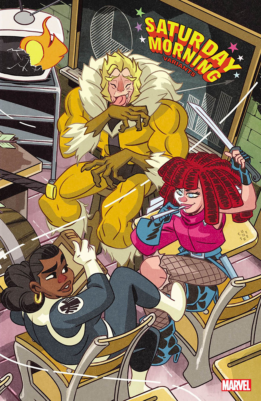 Deadpool Vol 9 #2 Cover C Variant Sean Galloway Saturday Morning Connecting Cover