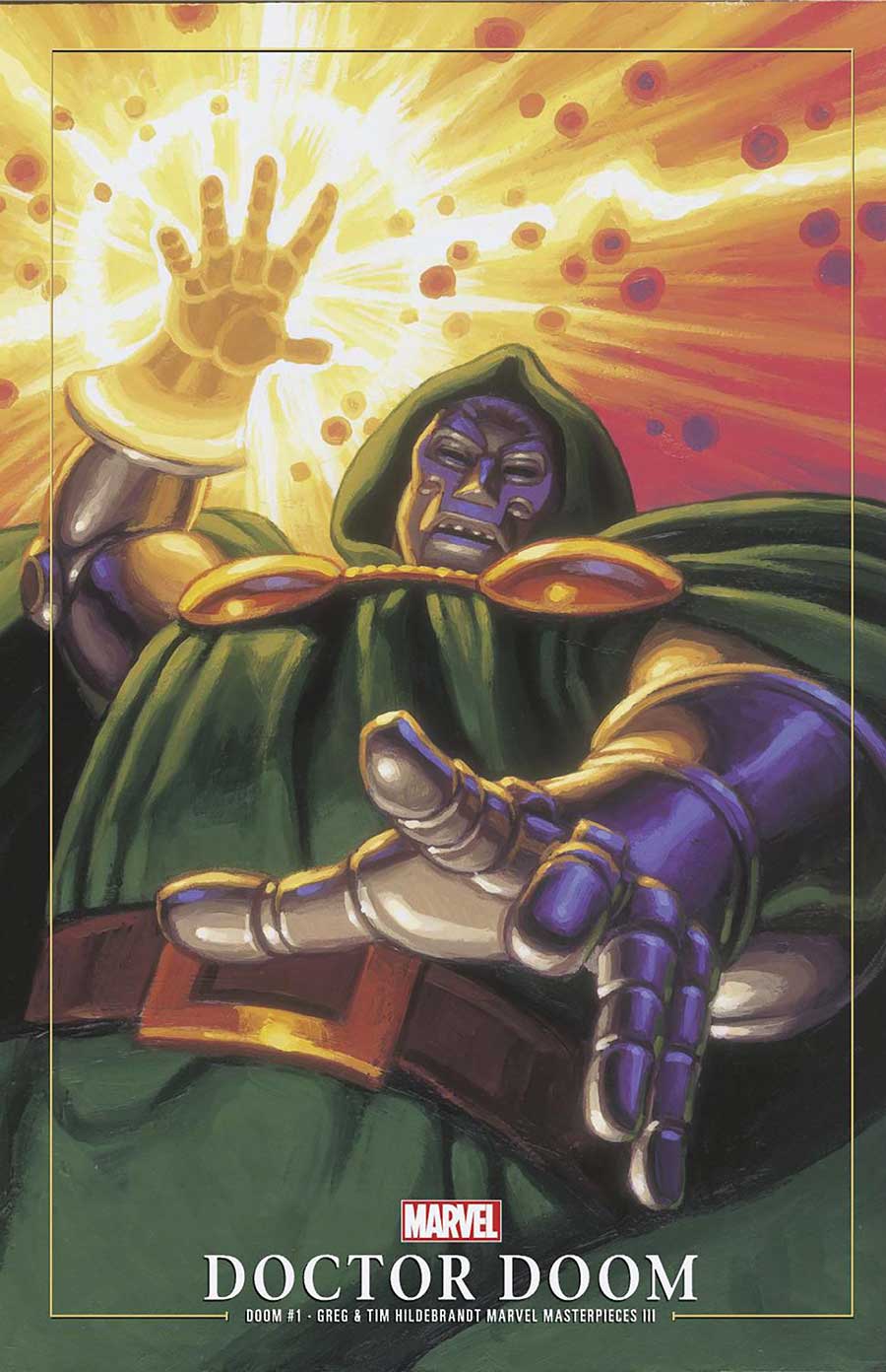 Doom #1 (One Shot) Cover B Variant Greg Hildebrandt & Tim Hildebrandt Marvel Masterpieces III Doctor Doom Cover