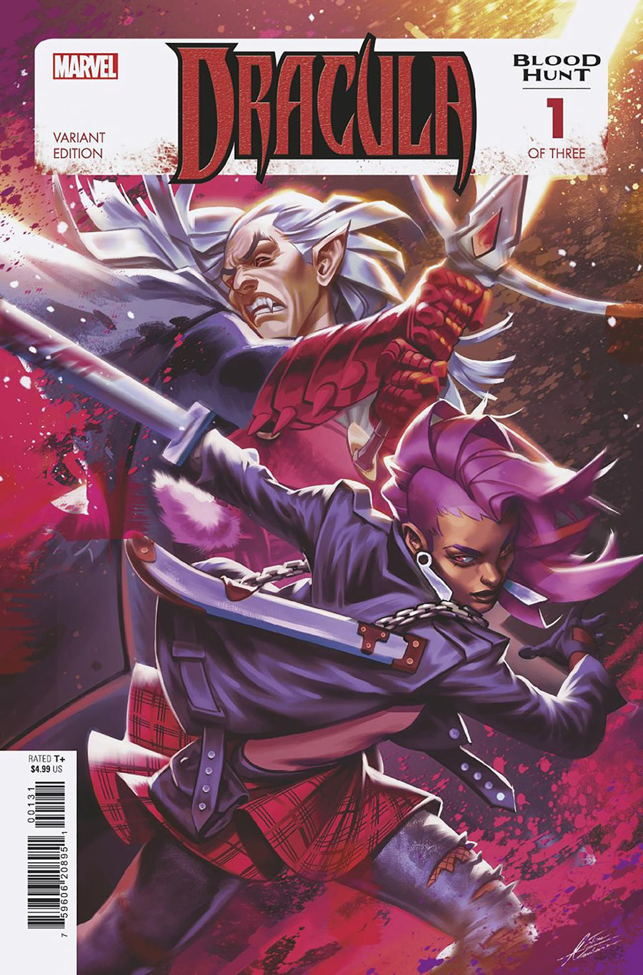 Dracula Blood Hunt #1 Cover C Variant Mateus Manhanini Cover