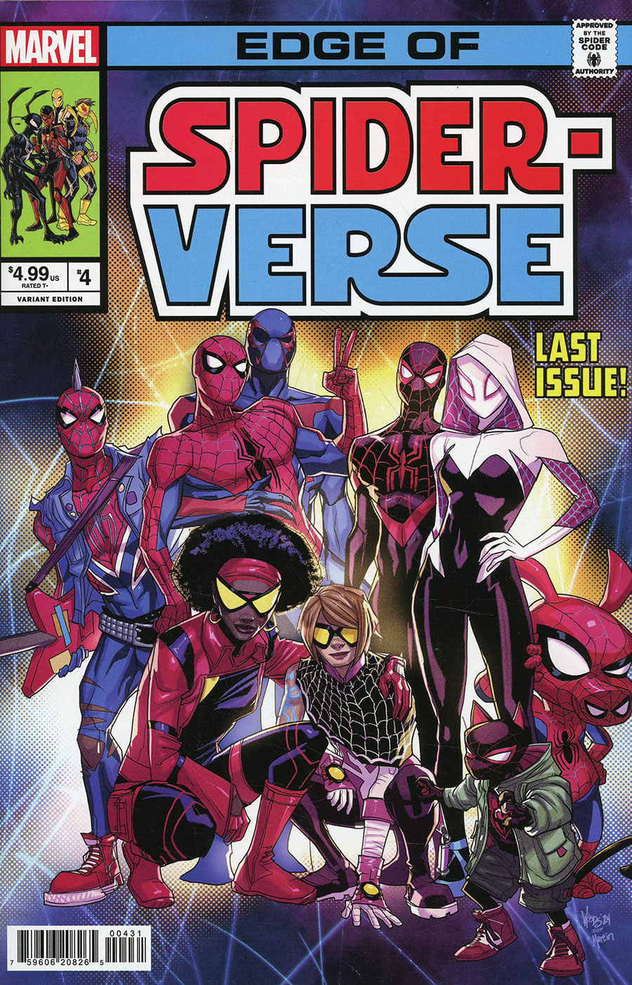 Edge Of Spider-Verse Vol 4 #4 Cover B Variant Pete Woods Homage Cover