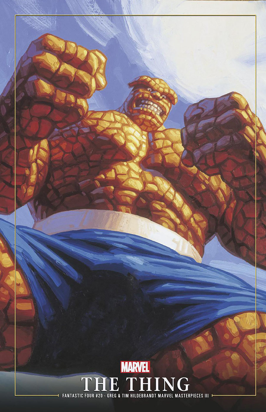 Fantastic Four Vol 7 #20 Cover B Variant Greg Hildebrandt & Tim Hildebrandt Marvel Masterpieces III The Thing Cover