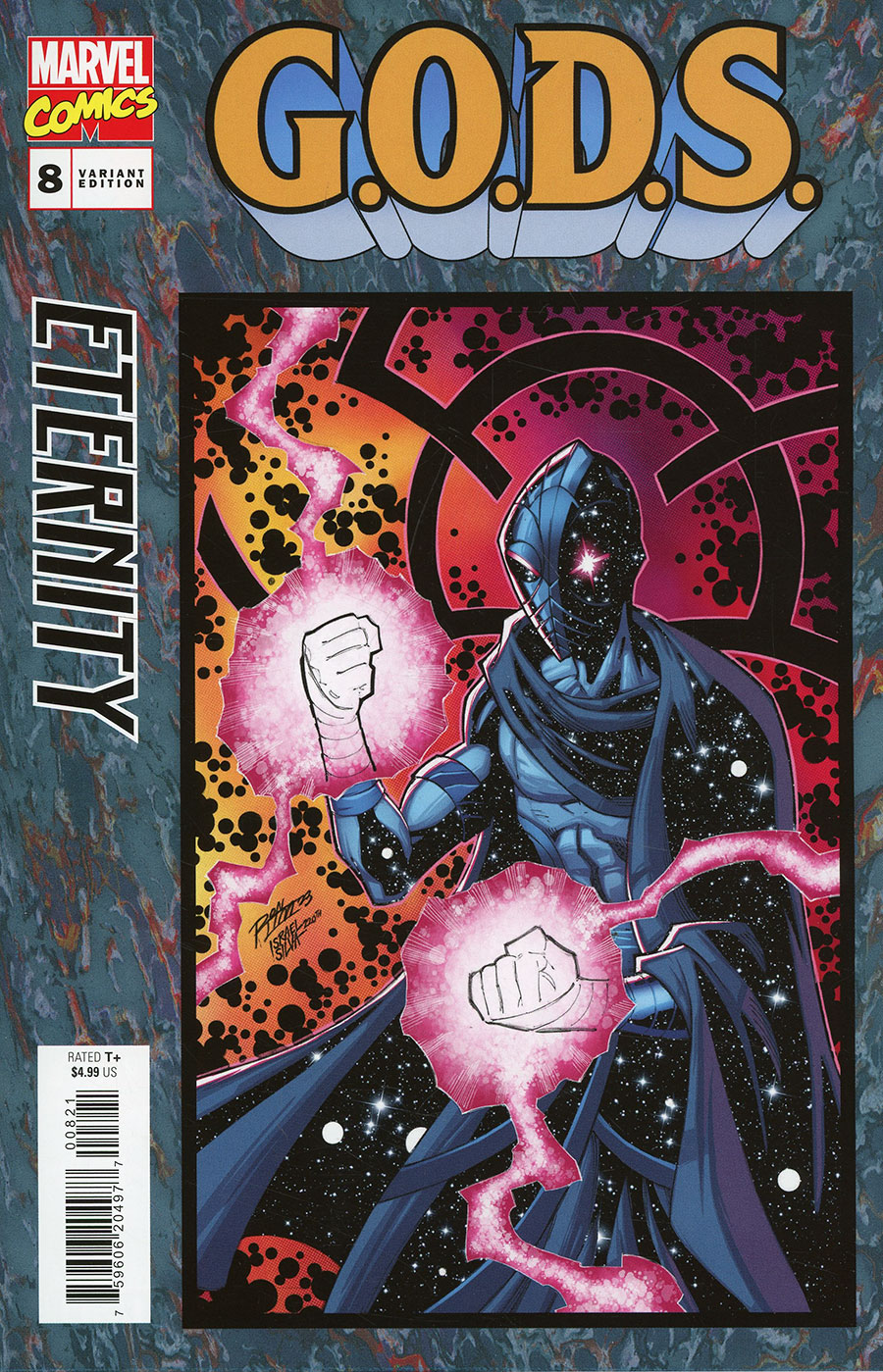 G.O.D.S. #8 Cover B Variant Ron Lim Cosmic Homage Eternity Cover