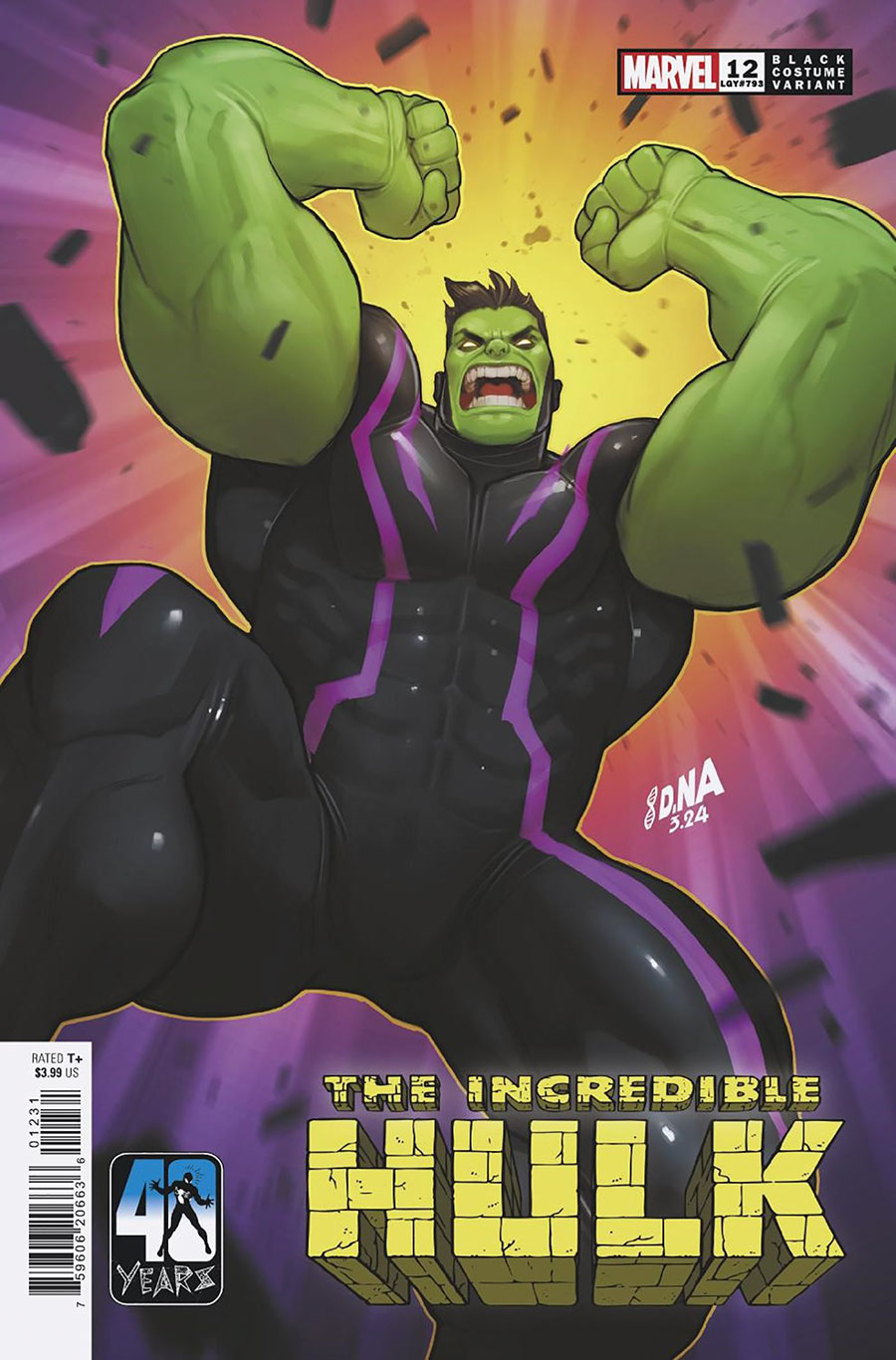 Incredible Hulk Vol 5 #12 Cover B Variant David Nakayama Black Costume Cover (Limit 1 Per Customer)