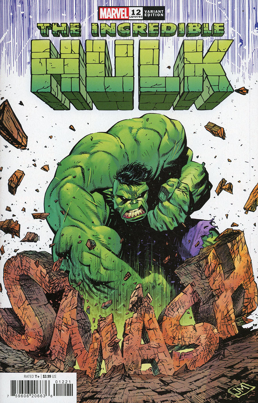 Incredible Hulk Vol 5 #12 Cover C Variant Justin Mason Hulk Smash Cover