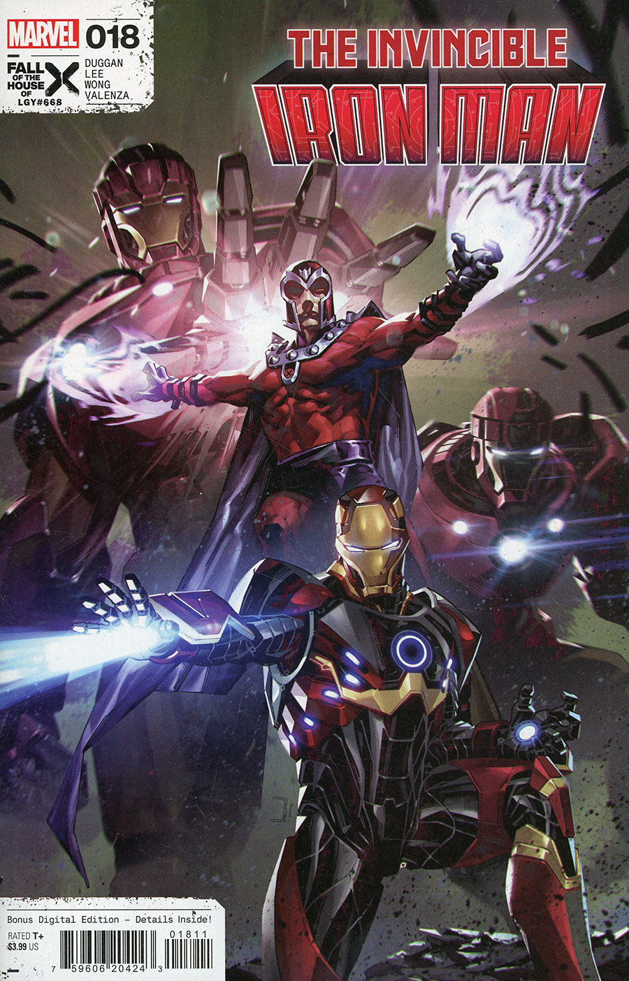Invincible Iron Man Vol 4 #18 Cover A Regular Kael Ngu Cover (Fall Of The House Of X Tie-In)