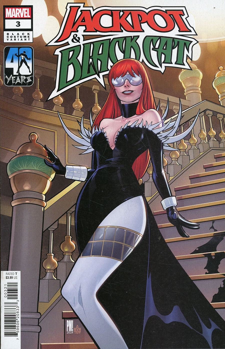 Jackpot And Black Cat #3 Cover B Variant Paco Medina Black Costume Cover
