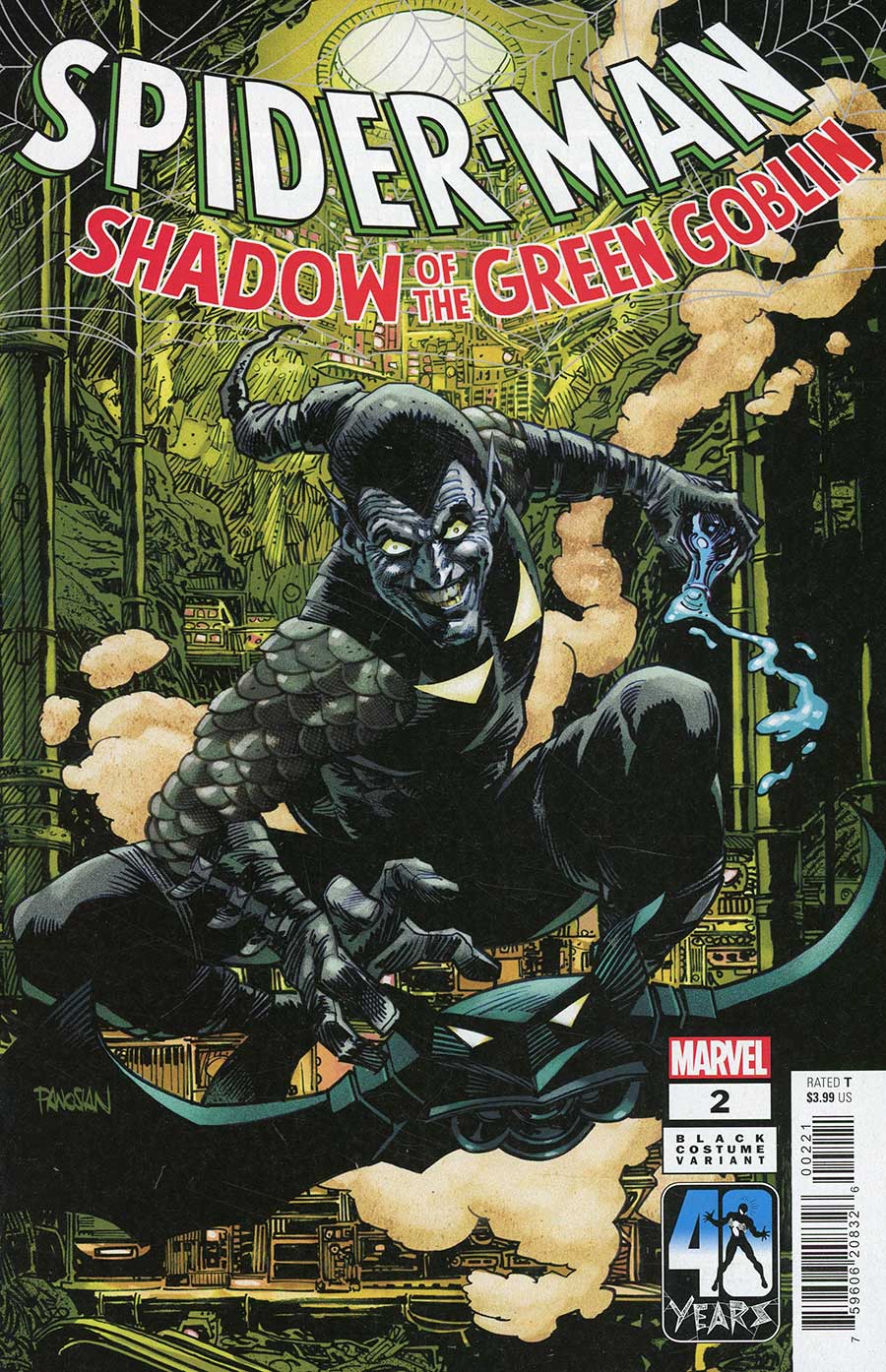 Spider-Man Shadow Of The Green Goblin #2 Cover B Variant Dan Panosian Black Costume Cover