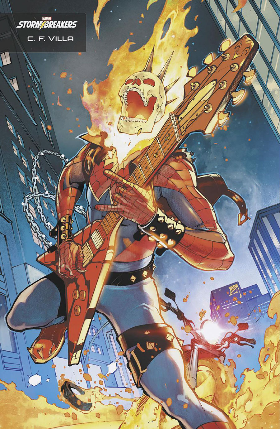 Spider-Punk Arms Race #4 Cover C Variant CF Villa Stormbreakers Cover