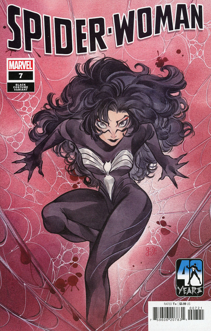 Spider-Woman Vol 8 #7 Cover B Variant Peach Momoko Black Costume Cover (Limit 1 Per Customer)