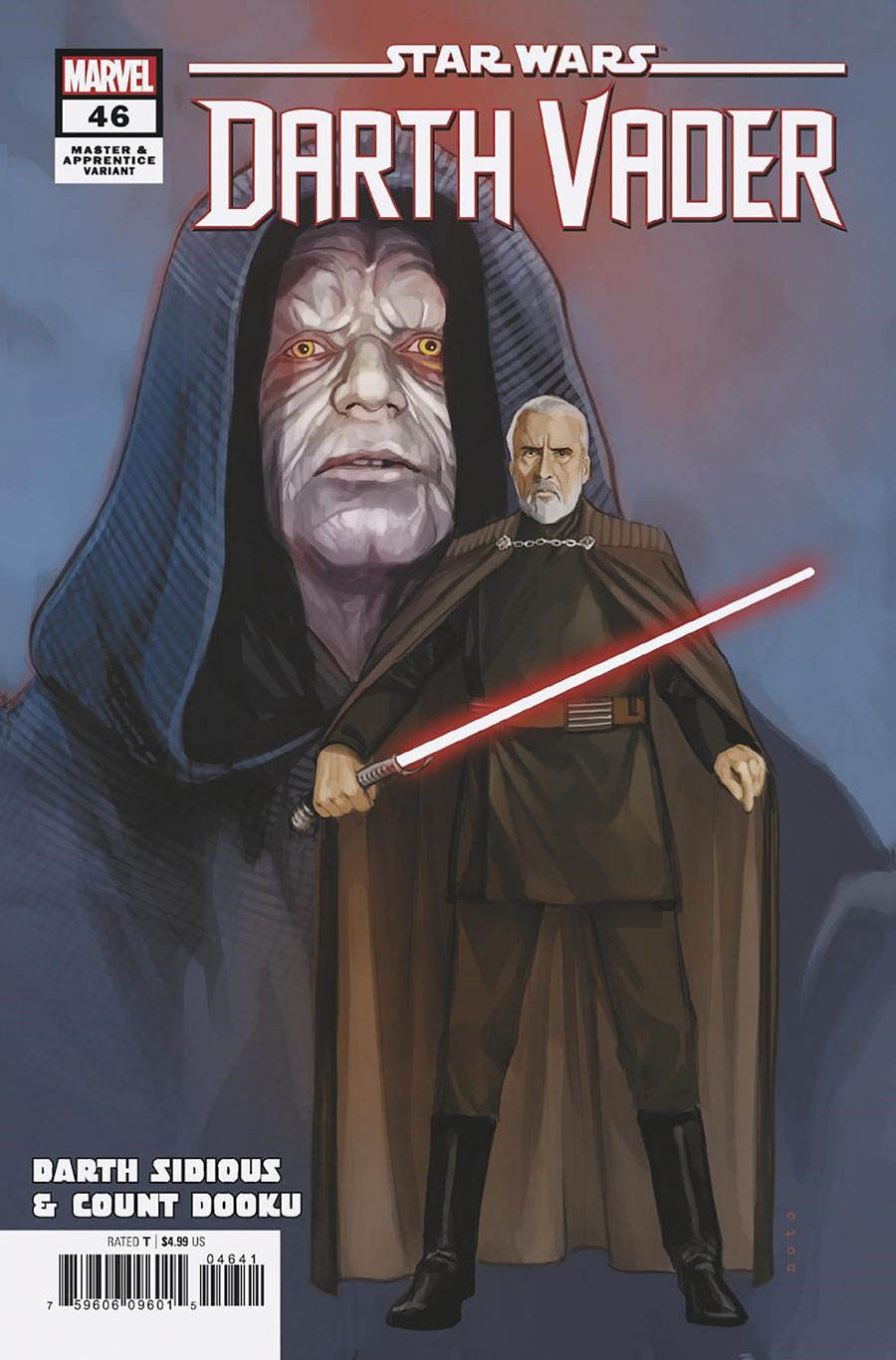 Star Wars Darth Vader #46 Cover C Variant Phil Noto Master & Apprentice Darth Sidious & Count Dooku Cover