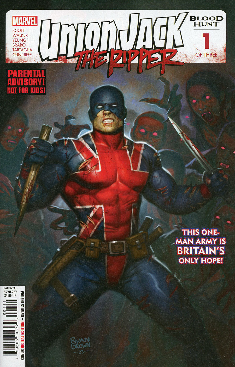 Union Jack The Ripper Blood Hunt #1 Cover A Regular Ryan Brown Cover