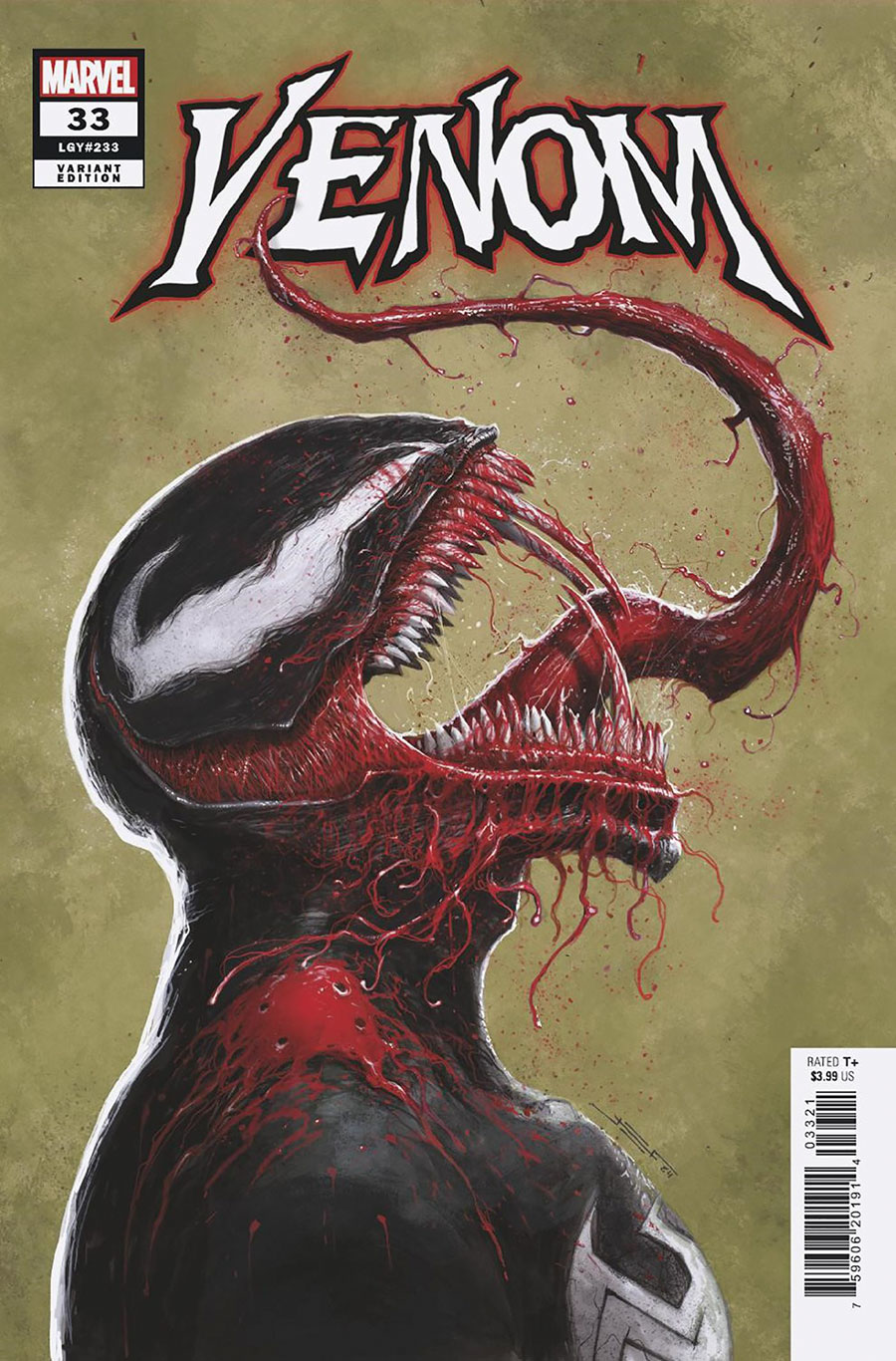 Venom Vol 5 #33 Cover B Variant Juan Ferreyra Cover (Blood Hunt Tie-In)