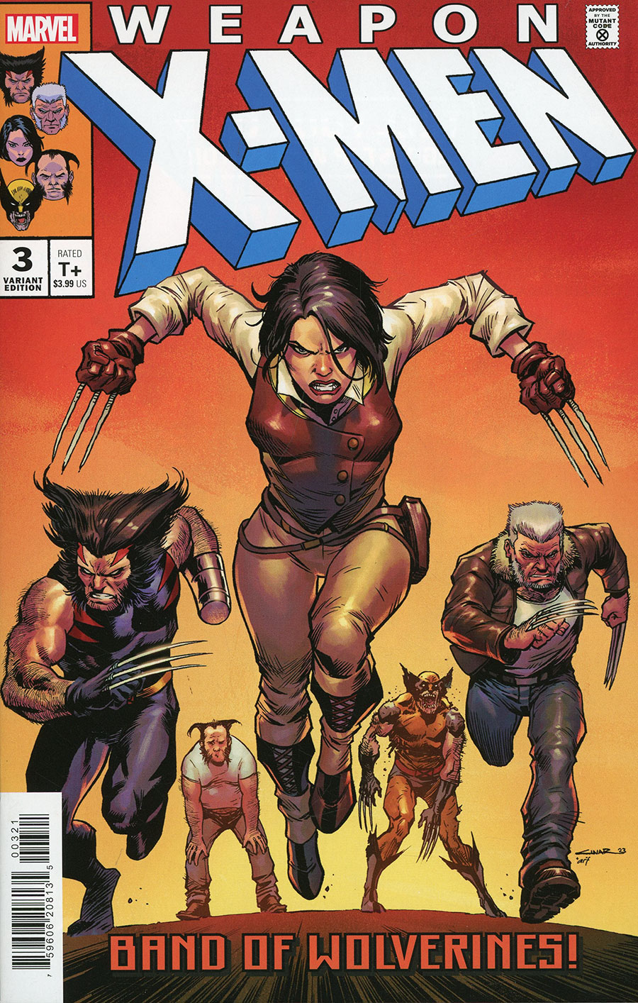 Weapon X-Men #3 Cover B Variant Yildiray Cinar Cover (Limit 1 Per Customer)