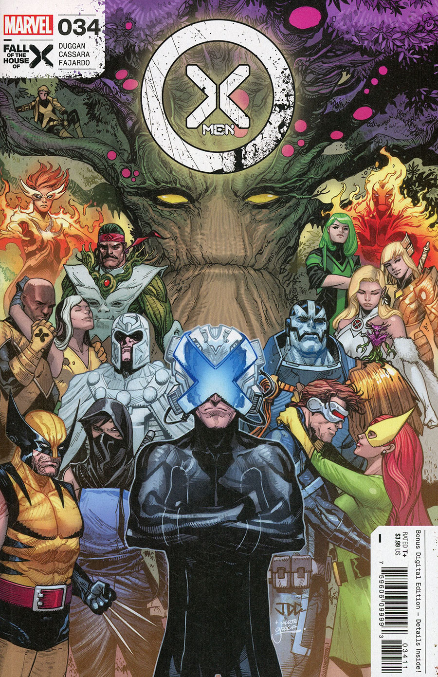 X-Men Vol 6 #34 Cover A Regular Joshua Cassara Cover (Fall Of The House Of X Tie-In)