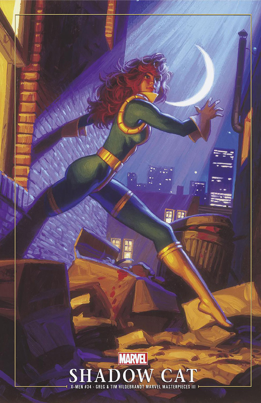 X-Men Vol 6 #34 Cover B Variant Greg Hildebrandt & Tim Hildebrandt Marvel Masterpieces III Shadowcat Cover (Fall Of The House Of X Tie-In)