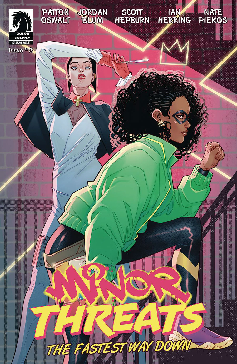 Minor Threats The Fastest Way Down #3 Cover B Variant Marguerite Sauvage Cover