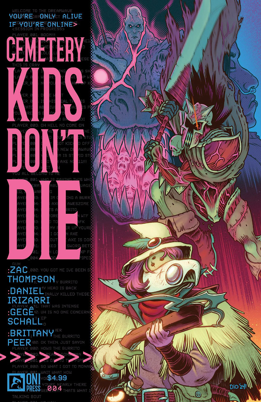 Cemetery Kids Dont Die #4 Cover A Regular Daniel Irizarri Cover