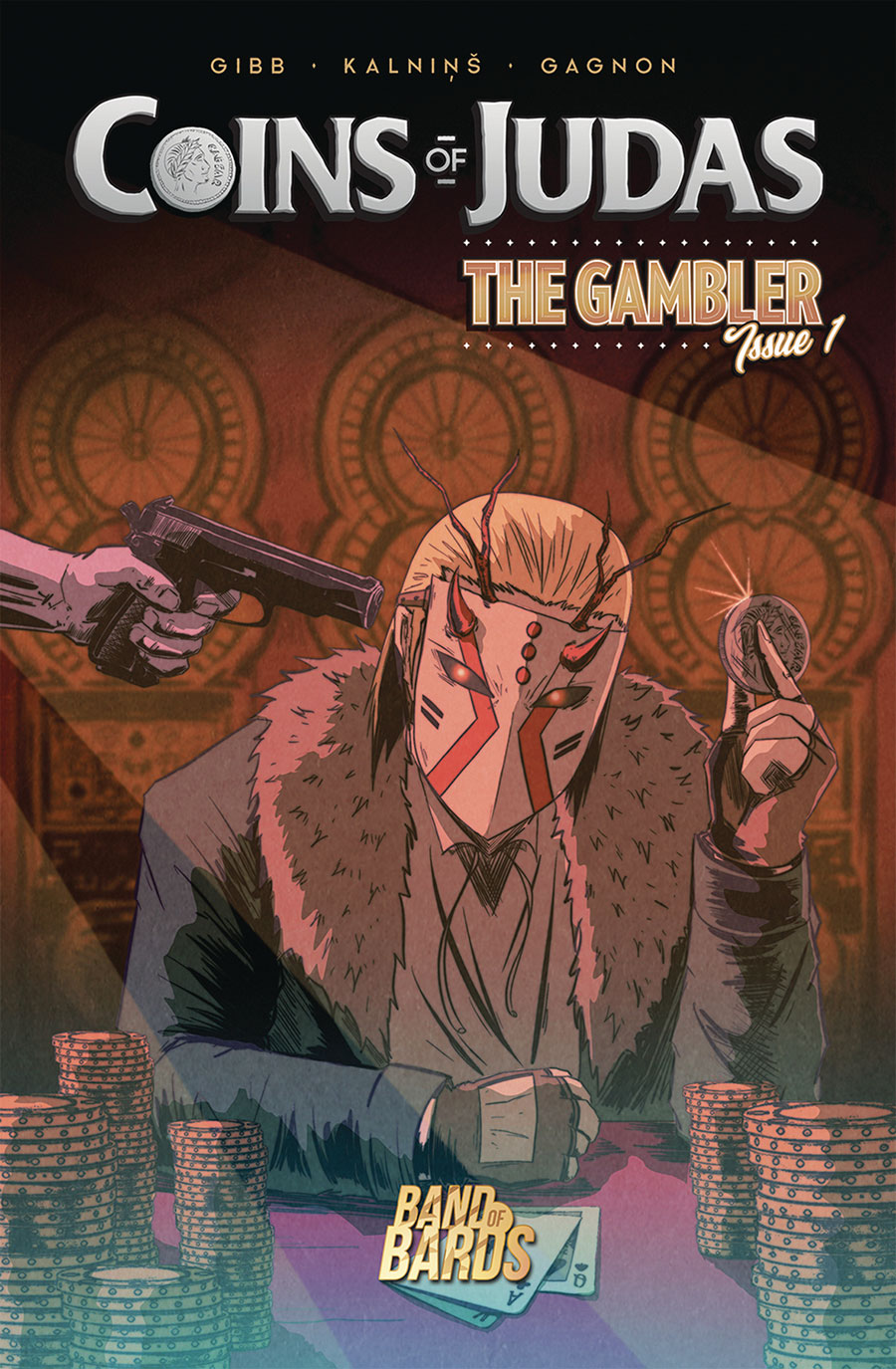 Coins Of Judas The Gambler #1 Cover B Variant Tyler Carpenter & Rolands Kalnins Cover