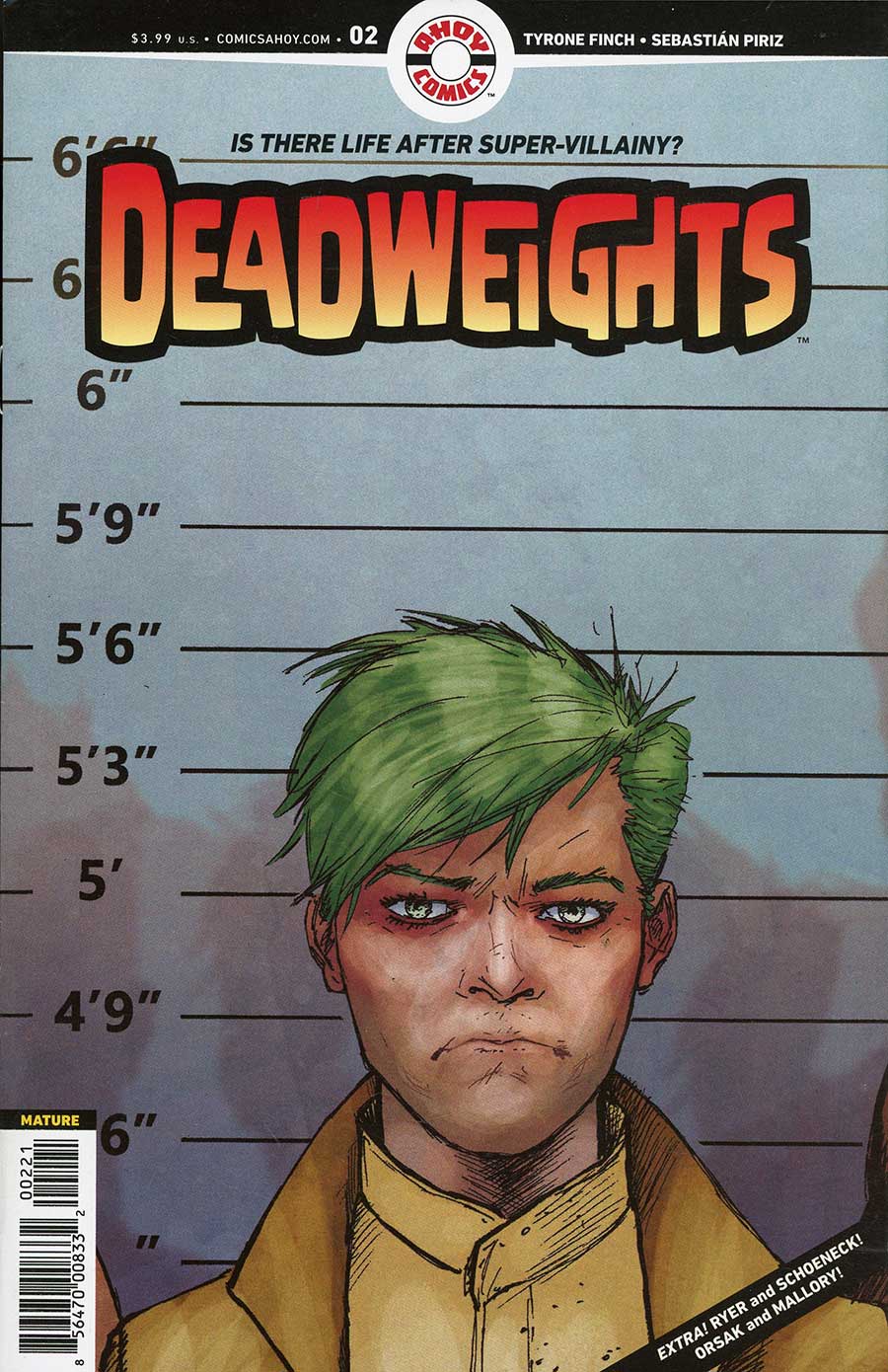 Deadweights #2 Cover B Variant Richard Pace Cover