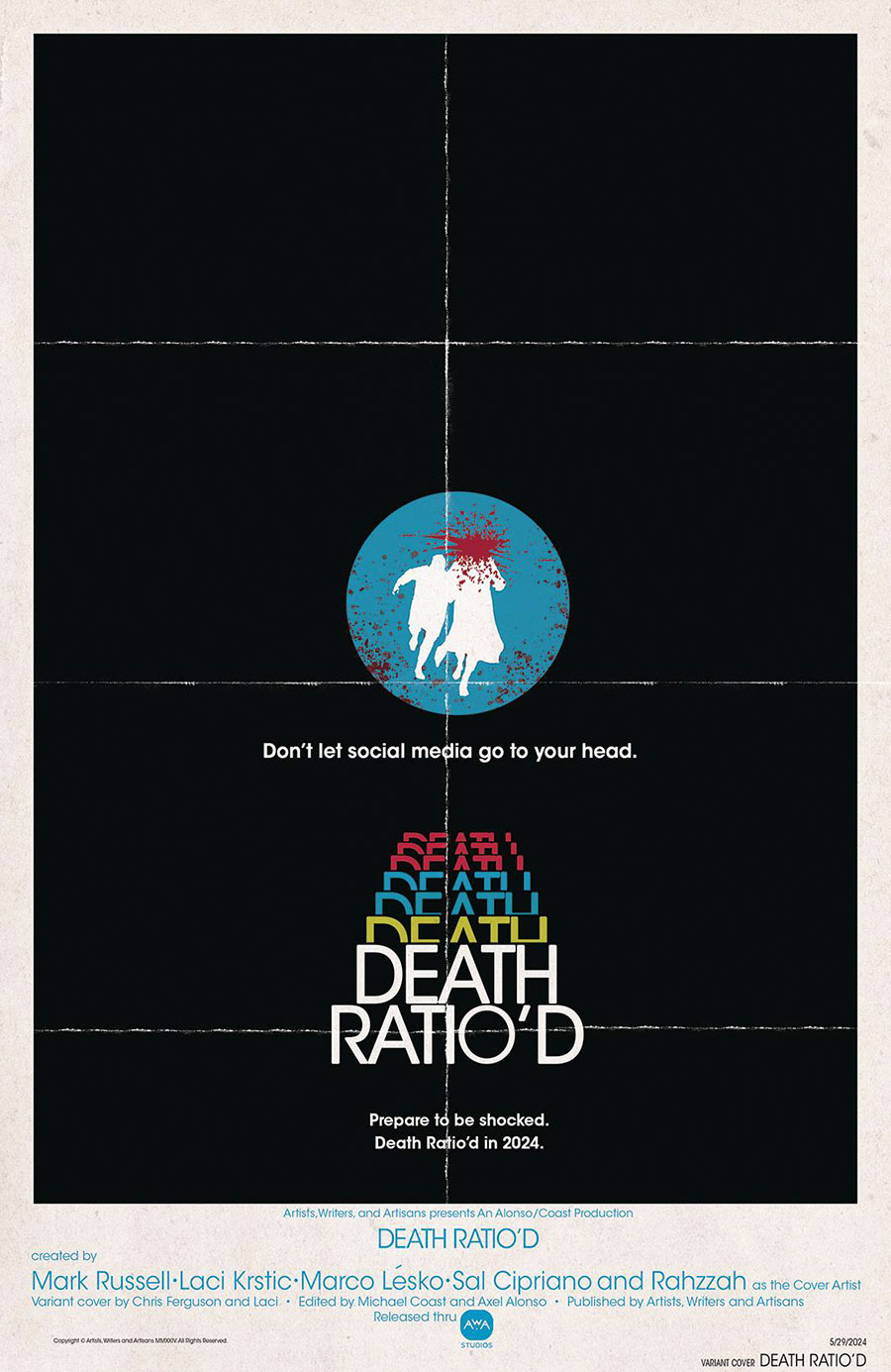 Death Ratiod #1 (One Shot) Cover B Variant Chris Ferguson & Laci Movie Poster Homage Cover