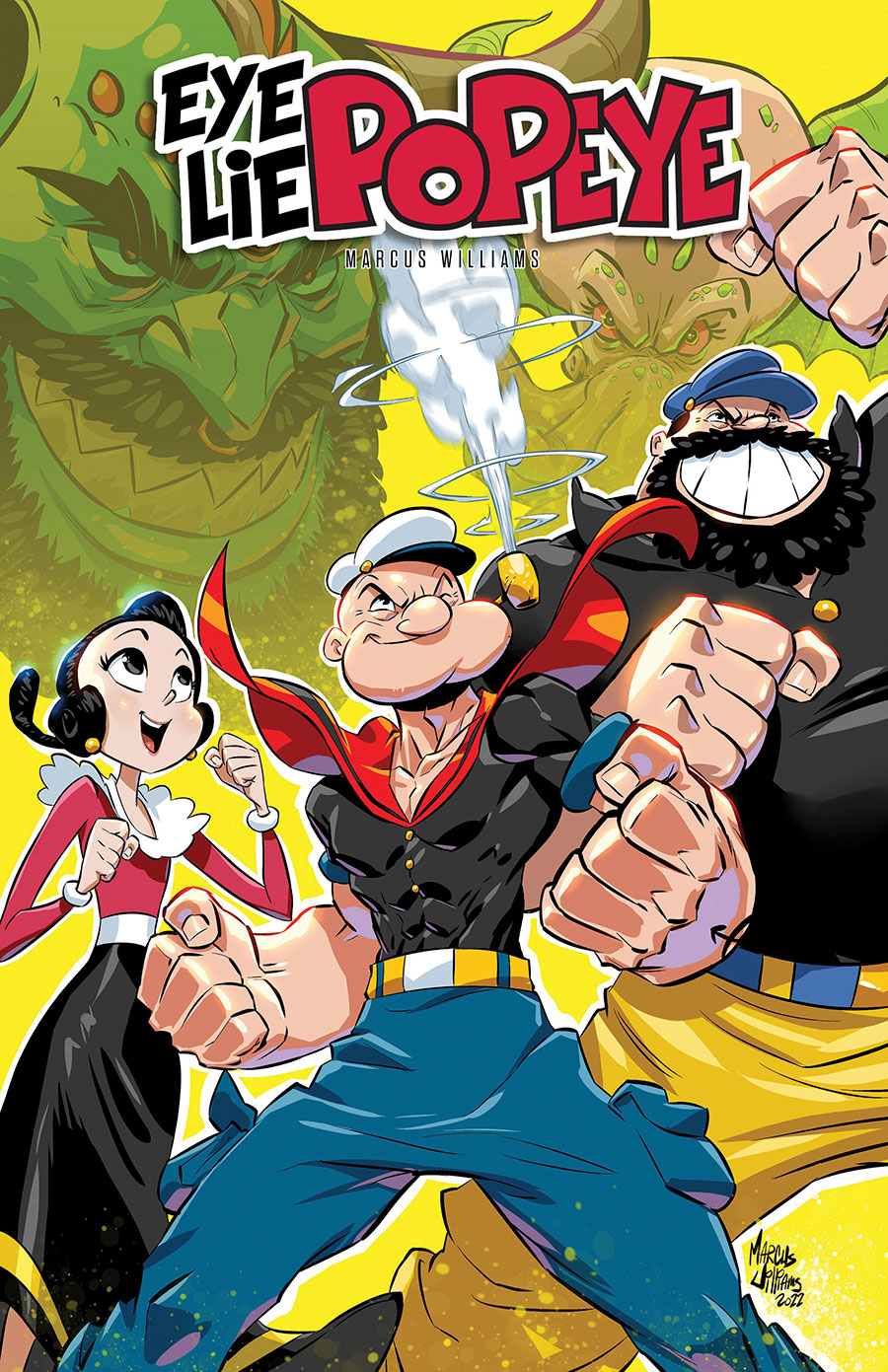 Eye Lie Popeye #1 Cover A Regular Marcus Williams Cover