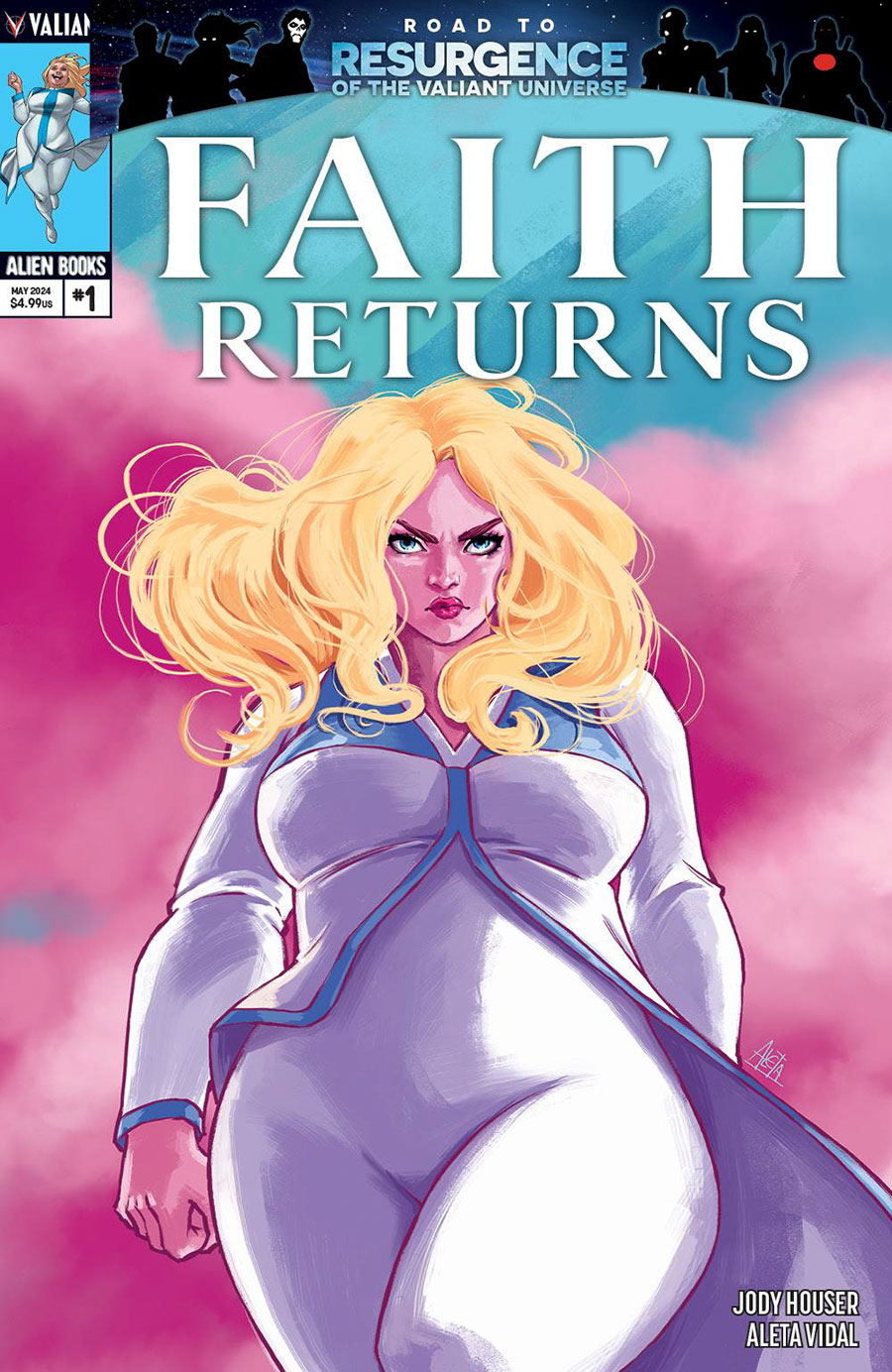 Faith Returns #1 Cover B Variant Aleta Vidal Cover (Resurgence Of The Valiant Universe Prelude)