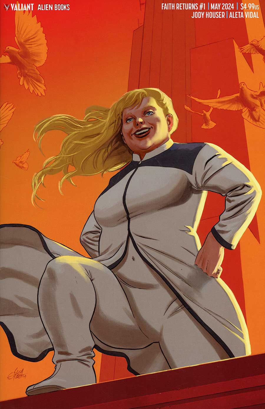 Faith Returns #1 Cover C Variant Luca Erbetta Virgin Cover