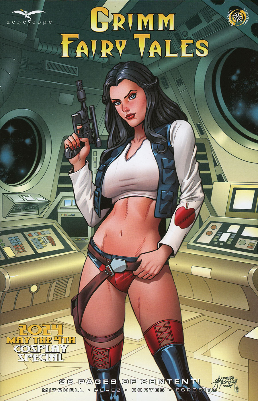 Grimm Fairy Tales Presents 2024 May The 4th Cosplay Pinup Special #1 (One Shot) Cover A Regular Alfredo Reyes Cover