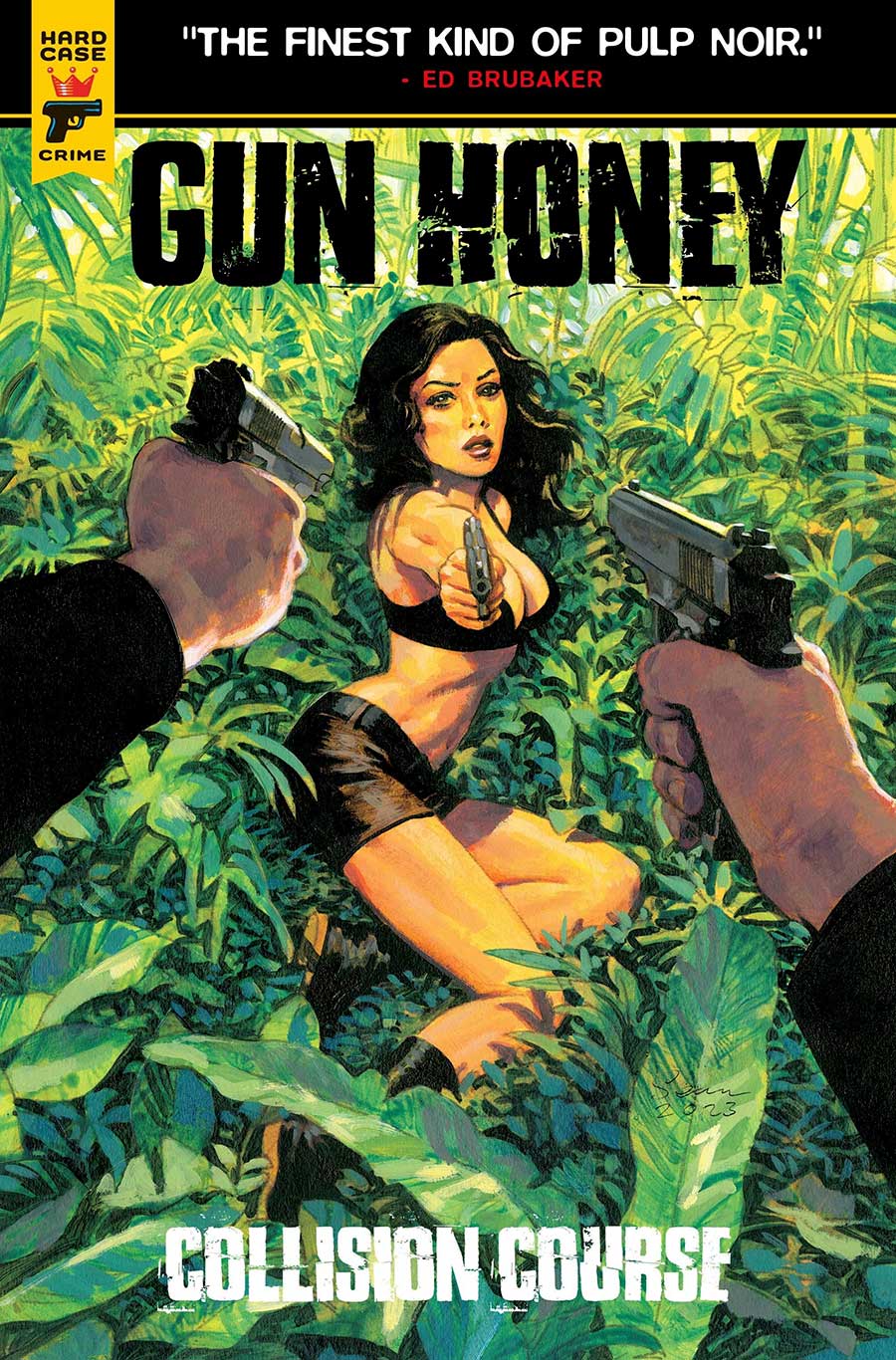 Hard Case Crime Gun Honey Collision Course #1 Cover C Variant Sean Phillips Cover